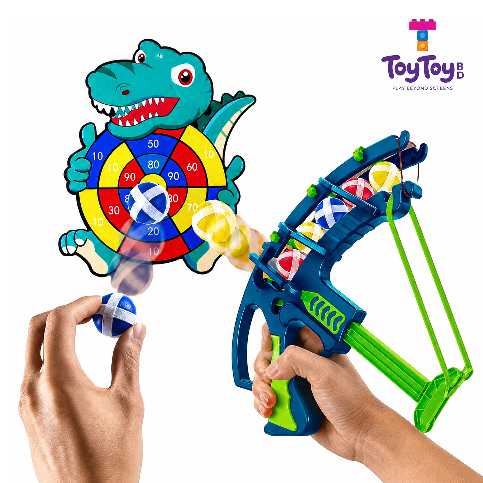 Dinosaur Target Ball Shooting Game